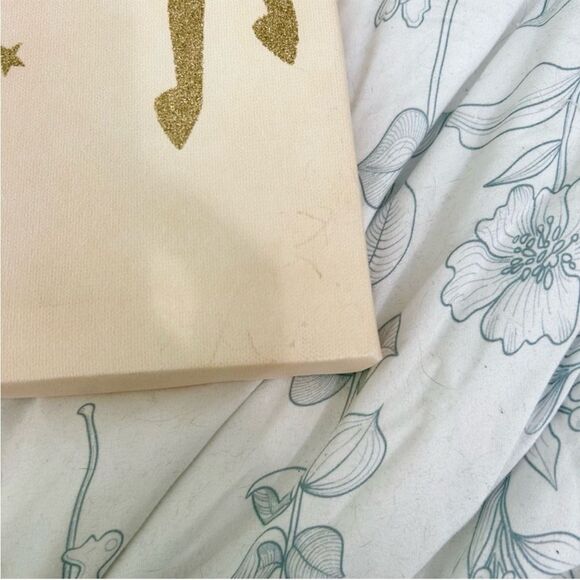 Sparkly Whimsical Colorful Pastel Magical Fairytale Unicorn Canvas Wall Art - Picture 4 of 10